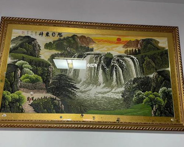 Xưởng đóng khung tranh thêu chữ thập giá rẻ 1 tranh chu thap mau so 1