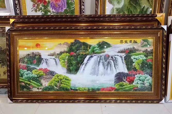 Xưởng đóng khung tranh thêu chữ thập giá rẻ 5 tranh chu thap mau so 5