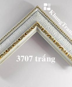 phào khung tranh 3707 trắng