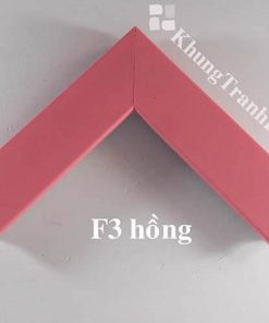 phào khung tranh F3 hồng