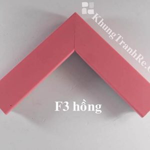 phào khung tranh F3 hồng