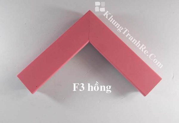 phào khung tranh F3 hồng