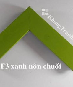 phào khung tranh F3 xanh nõn chuối