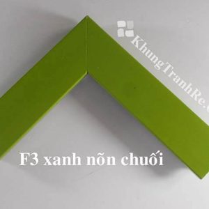 phào khung tranh F3 xanh nõn chuối
