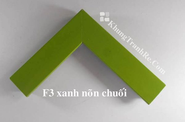 phào khung tranh F3 xanh nõn chuối