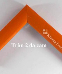 phào khung tranh tròn 2 da cam