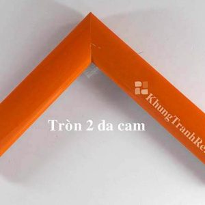 phào khung tranh tròn 2 da cam