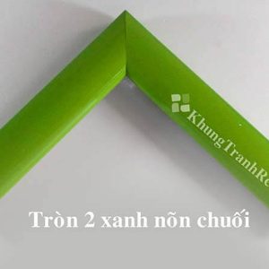 phào khung tranh tròn 2 xanh nõn chuối