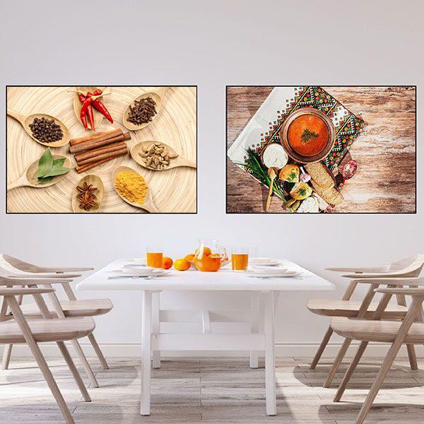 Tổng hợp mẫu tranh canvas phòng ăn đẹp sang trọng 27 tranh canvas phong an 134