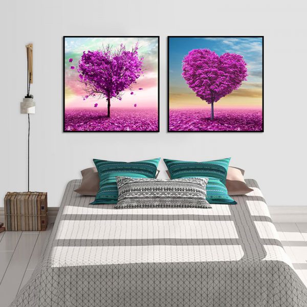 Tổng hợp mẫu tranh canvas phòng ngủ đẹp nhất 24 tranh canvas phong ngu 1