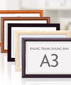 Khung tranh A3 nhiều màu sắc viền
