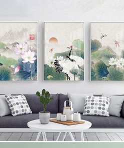 tranh hoa sen TT0304