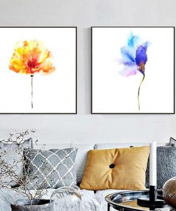 Tranh hoa vẽ màu nước MM0207