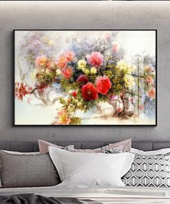 Tranh hoa mẫu đơn