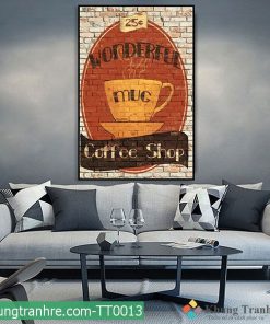 Tranh cốc cafe shop TT0013