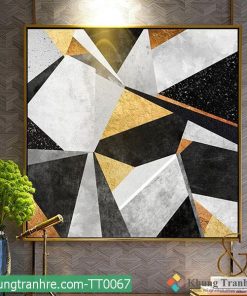 tranh trừu tượng hình khối TT0067