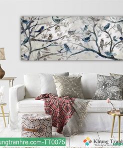 Tranh bầy chim vàng anh TT0076