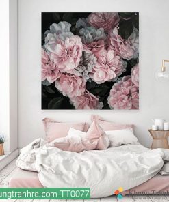 Tranh hoa mẫu đơn