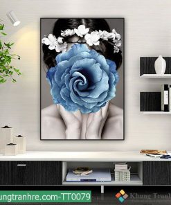 Tranh cô gái nghệ thuật