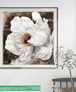 tranh hoa mẫu đơn TT0090
