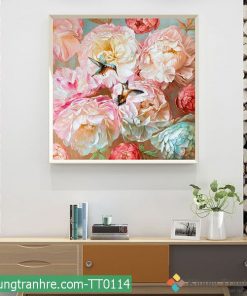 Tranh hoa mẫu đơn