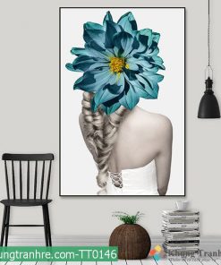 Tranh cô gái nghệ thuật