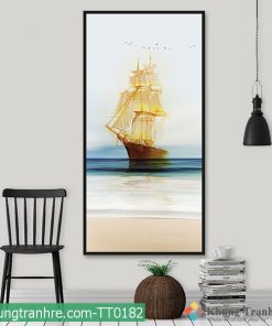 tranh canvas thuyền buồm TT0182