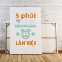 tranh văn phòng 5 phút suy nghĩ có tiết kiệm 1 giờ làm việc