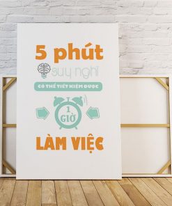 tranh văn phòng 5 phút suy nghĩ có tiết kiệm 1 giờ làm việc