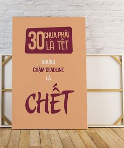 tranh văn phòng 30 chưa phải là tết nhưng chậm deadline là chết