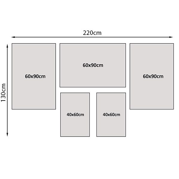 định vị bộ tranh TT0018 khổ lớn