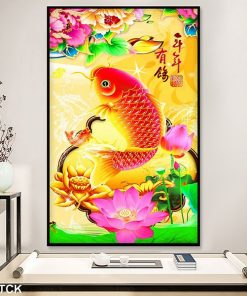 Tranh cá chép hóa rồng