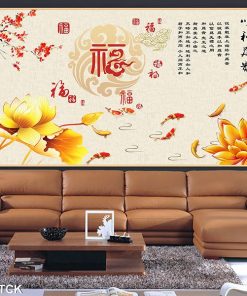 Tranh cá chép hoa sen