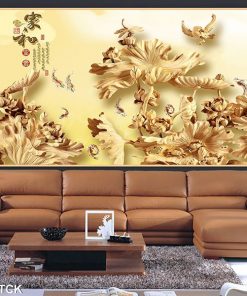 Tranh cá chép hoa sen