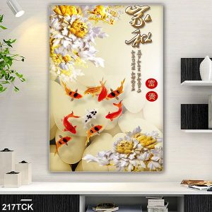 Tranh cửu ngư quần hội TT0521