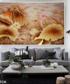 Tranh cá chép hoa sen