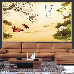 Tranh song ngư cát hạnh TT0606
