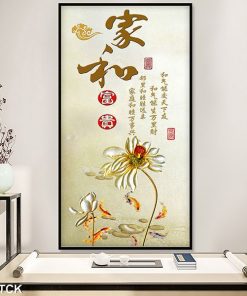 Tranh cá chép hoa sen