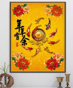 tranh cá chép TT0666