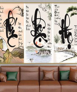 tranh chữ phúc thu pháp TT0402