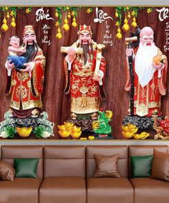 Tranh phúc lộc thọ thư pháp