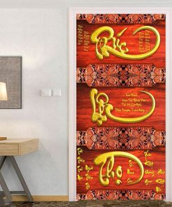 Tranh phúc lộc thọ thư pháp