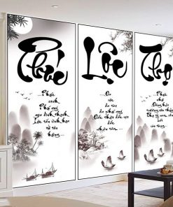 tranh phúc lộc thọ thư pháp TT0419