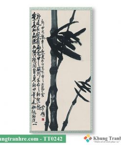 tranh thủy mặc đen trắng TT0242