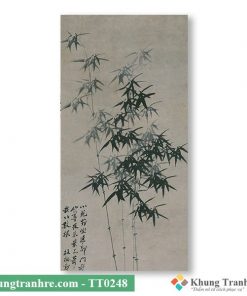 tranh thủy mặc đen trắng TT0248