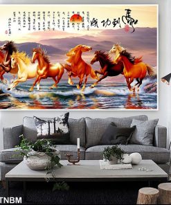 Tranh tráng gương mã đáo thành công