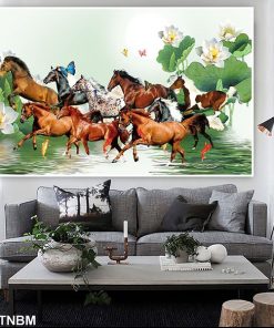 Tranh tráng gương mã đáo thành công