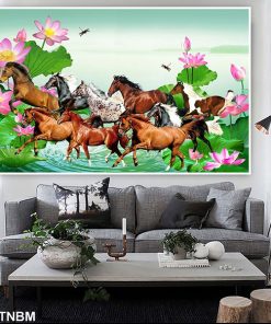 Tranh tráng gương mã đáo thành công