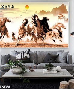 Tranh tráng gương mã đáo thành công