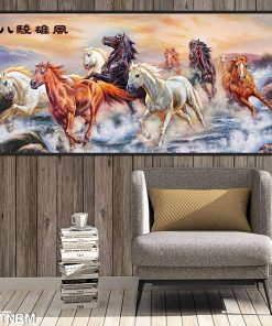 tranh sơn dầu mã đáo thành công